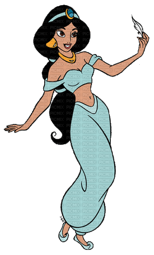 Jasmine Aladdin - Besplatni animirani GIF
