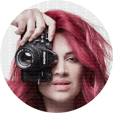 woman with camera bp - бесплатно png