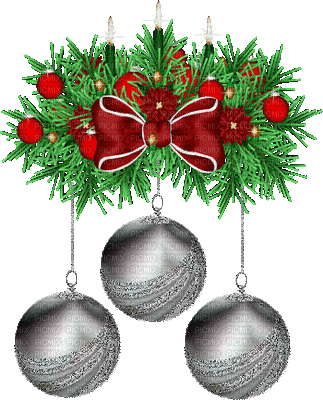 Silver C. Ornaments - GIF animate gratis