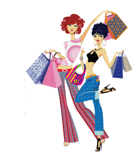 Shopping Woman - Bogusia - Free PNG
