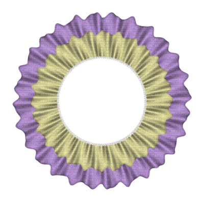 Kaz_Creations Deco Ribbons Circle Frames Frame  Colours - png gratuito