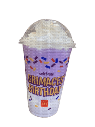 grimace shake - PNG gratuit