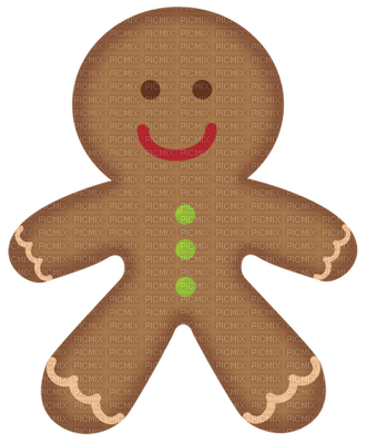 Kaz_Creations Christmas Gingerbread Man - gratis png