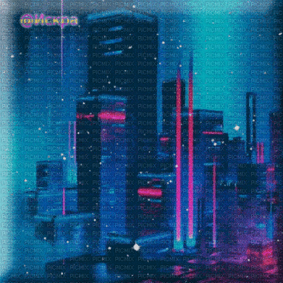 Vaporwave Background (made by me) - GIF animé gratuit