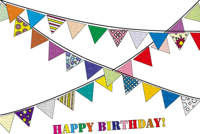 Hyvää syntymäpäivää, Happy Birthday teksti text - бесплатно png