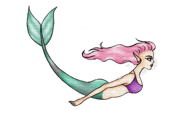 mermaid bp - GIF animé gratuit