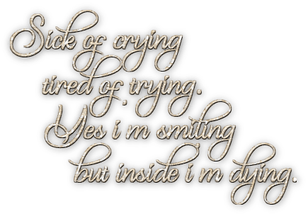 soave text quotes sad i'm sick of crying - png grátis
