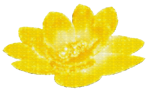Animated.Flower.Pearls.Yellow - By KittyKatLuv65 - Gratis geanimeerde GIF