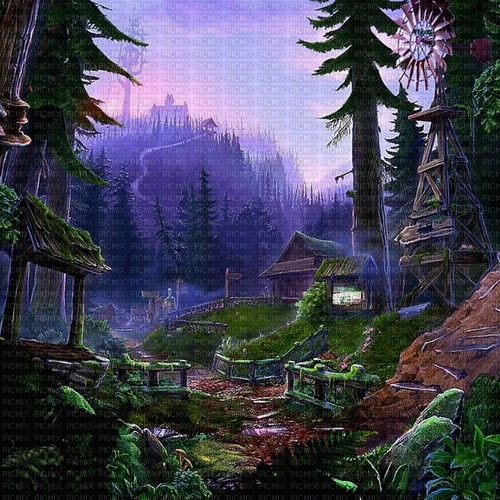 fantasy background by  nataliplus - ücretsiz png