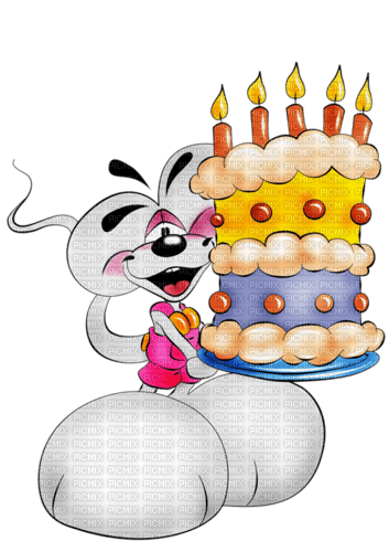 kikkapink deco scrap birthday cake diddle - ilmainen png
