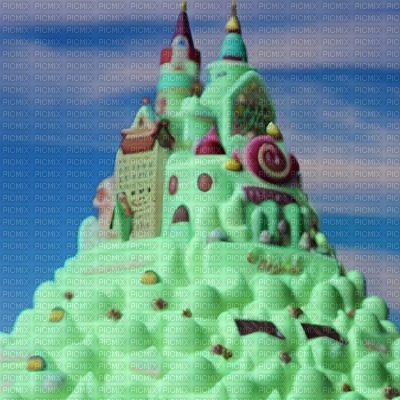 Mint Ice Cream Castle - 免费PNG