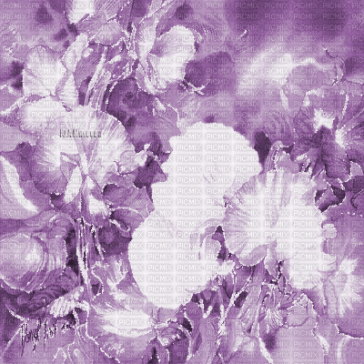 Y.A.M._Summer background flowers purple - GIF animé gratuit