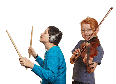 Kaz_Creations Children Playing Musical Instruments 🎸 - PNG gratuit