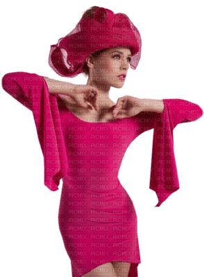 Woman Hat Violet Pink - Bogusia - Free PNG
