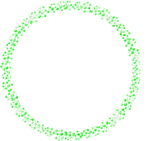 Circle.Frame.Green - nemokama png