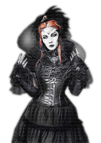 Rena gothic Woman frau - zdarma png