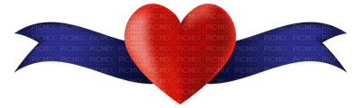 Kaz_Creations Love Banner Heart Deco Colours - png gratis