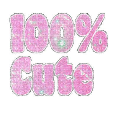 100% cute - Darmowy animowany GIF