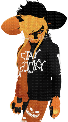 STAY SPOOKY catboy - png gratuito