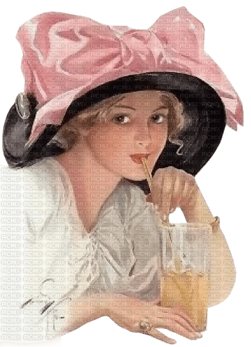 kikkapink woman vintage - kostenlos png