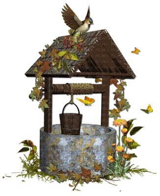 Kaz_Creations Wishing Well - png gratuito