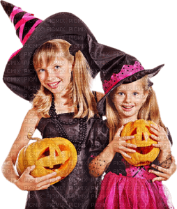 Kaz_Creations Halloween Costume Child Girl Friends - PNG gratuit