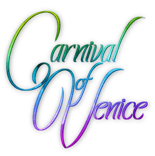 soave text carnival venice rainbow - 無料png