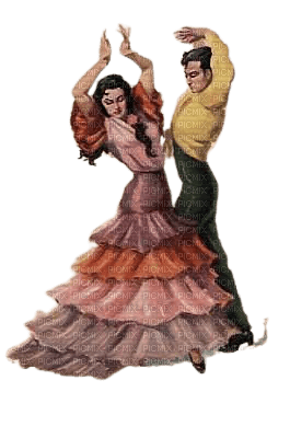 -Flamenco dancers Rosalia73 - kostenlos png