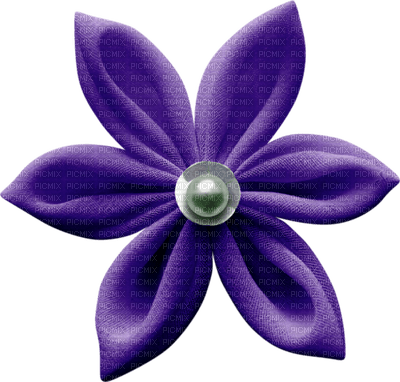 Kaz_Creations Deco Scrap Flower Purple - png gratis