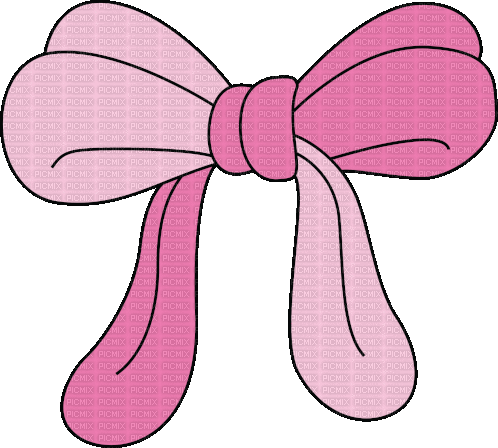 Moño rosa - Animovaný GIF zadarmo
