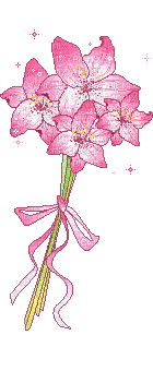 pink flowers - GIF animé gratuit