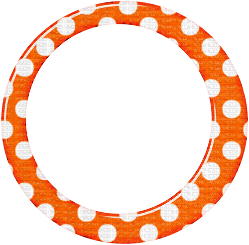 Circle.Frame.Orange - PNG gratuit