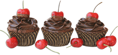 soave deco chocolate cake cherry red brown - безплатен png