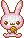 little rabbit - Nemokamas animacinis gif