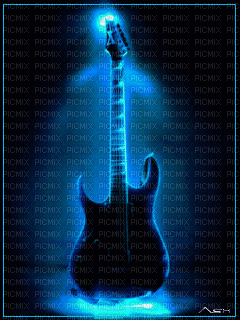 maj gif guitare - GIF animé gratuit