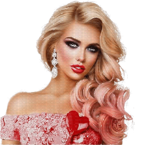 Femme Rose Coeur Rouge:) - 無料のアニメーション GIF