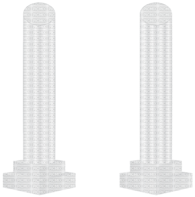 Kaz_Creations Deco White Pillars - Free PNG