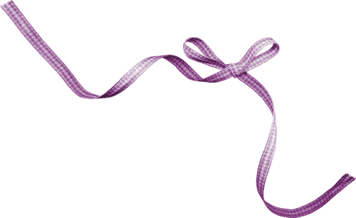 kikkapink deco ribbon bow purple - png ฟรี