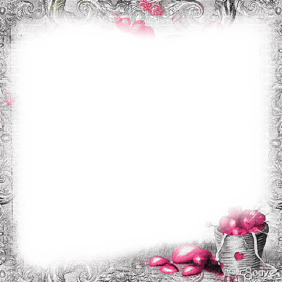 soave frame vintage valentine heart texture - δωρεάν png