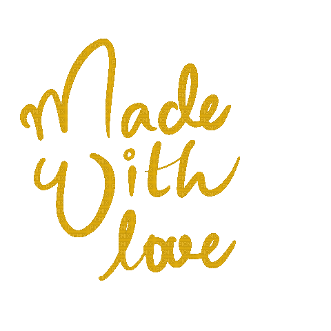 Made With Love Text Gif - Bogusia - Ingyenes animált GIF