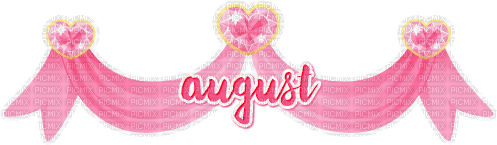August - png gratuito
