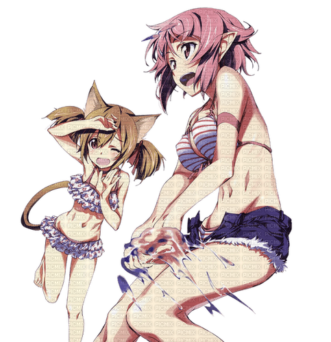 Silica and Lisbeth - PNG gratuit