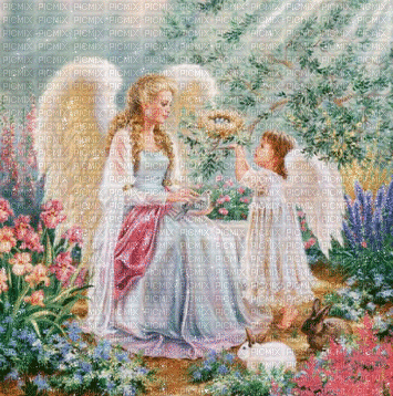 blonde angels - Free animated GIF