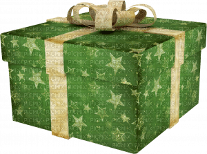 kikkapink christmas deco winter green gift - PNG gratuit
