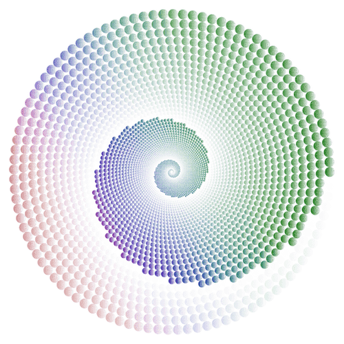 Rainbow spiral - Free PNG