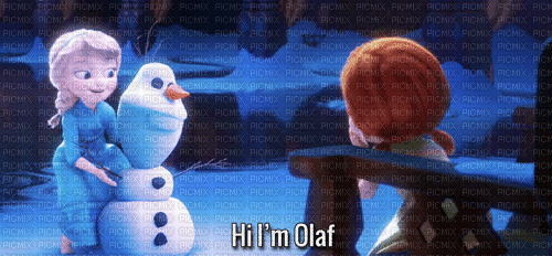 frozen anna olaf - Free animated GIF