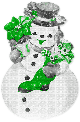 soave deco winter christmas snowman black white - PNG gratuit