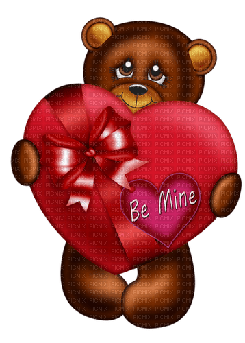 valentine bear by nataliplus - бесплатно png