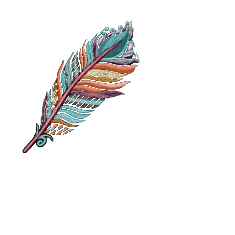 Feather in the wind - GIF animado gratis