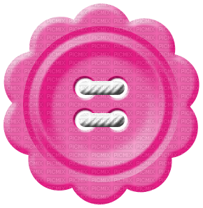 Kaz_Creations Deco Colours Button Pink - nemokama png